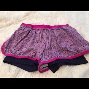 Nike multi-colored athletic shorts